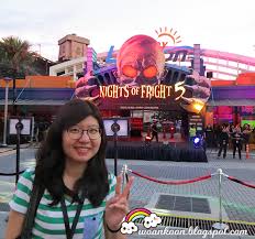 A fright ticket includes park admission and 30 fright tickets and can be used for: My Horror Experience In Nights Of Fright 5 Sunway Lagoon Malaysia Woan Koon Colourful Life