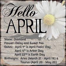 Pin By Helen Eproson On Special Happy Birthday April Quotes Birthday Month Quotes Hello April