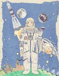 Technically Russia Did Win The Space Race But America Did Land On The Moon First So Ha Illyustracii Fandom Risunki