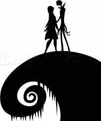 How To Draw Jack And Sally Step By Step Characters Pop Culture Free Online Drawing Nightmare Before Christmas Stencil Disney Silhouettes Disney Silhouette