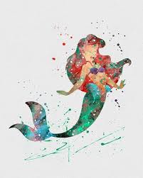 180 mermaid tattoos that will get you wet. Watercolor Tattoo Disney Tattoo Little Mermaid 3 Vivideditions Tattooviral Com Your Number One Source For Daily Tattoo Designs Ideas Inspiration