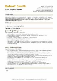 Project engineer resume + guide with resume examples from varied industries. Junior Project Engineer Resume Samples Qwikresume