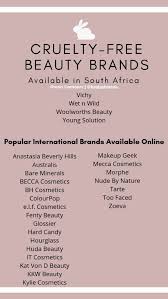 Some brands just say these stuff for publicity and to increase their sales. Cruelty Free Makeup Skincare And Hair Brands Available In South Africa By Green Contours Cruelty Free Beauty Brands Cruelty Free Brands Cruelty Free Beauty