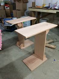 Side Tables To Go Over The Couch Arms There Are So Many Pocket Screws In These They Shouldn 39 T Ever Come Apart Diy Couch Diy Sofa Table Diy Side Table