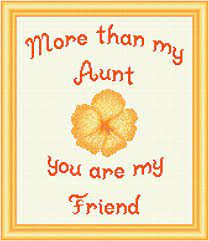 She makes most of those! Aunt Friend Cross Stitch Pattern By Susan Saltzgiver Crosstitch Com