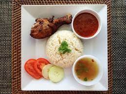 Malay Fried Chicken Rice Nasi Ayam Goreng Kampung Recipe Fried Chicken Chicken Rice Poultry Recipes