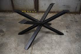 Spider Tafelpoten Metalen Eettafel Poten Stalen Eettafel Poten Moderne Metalen Tafel Base Industriele Tafelpoten Voor Live Rand Hout In 2020 Metal Table Base Metal Table Legs Metal Table