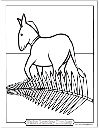 Plus, it's an easy way to celebrate each season or special holidays. Palm Sunday Coloring Pages Jesus Enters Jerusalem On A Donkey