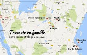 Tanzanie En Famille Et Zanzibar Safaris Et Plages De Reve Carte des hôtels aux environs de zanzibar : tanzanie en famille et zanzibar