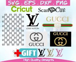 Inspired By Gucci 5 Logos Gift Digital Prints Vector Files Digital Files For Cricut Silhoutte Logo Gifts Printed Items Digital Prints