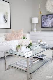 Coffee tables have a prominent place and function in a living room. Elegant Spring Living Room Decorating Ideas Setting For Four