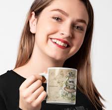 PERSONALIZED FROG MUG, Wedding Frogs, Custom Names Wedding Gift, Frog Lover  Gift, Custom Anniversary Gift, Cute Frog Mug, Large Coffee Mug.