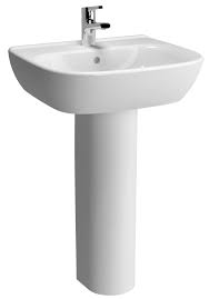 vitra zentrum 55cm basin with full