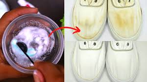 Use these fantastic white shoelace cleaning tips to give your white laces a new lease of life now. Remove Dirt And Yellow Bleach Stains From White Canvas Shoes So They Look New Youtube