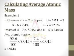 Mathematics, social studies, english language arts, geography 5 1 Isotopes And Average Atomic Mass Ppt Download