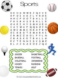 This free printable thanksgiving word search is an easy way to keep your kids busy while you cook! Easy Kids Word Search Sports Printable Treats Com