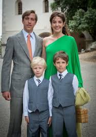 Prince Louis And Princess Tessy Of Luxembourg With Their Children Luxembourg Princess Photo