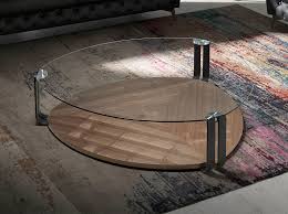 Shop our glass wood coffee tables selection from top sellers and makers around the world. Coffee Table In Walnut Veneer With Top In Tempered Glass Angel Cerda S L
