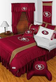Pin By Claire Turnis On San Francisco 49ers San Francisco 49ers Nfl Bedroom Set Sports Bedding