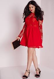 Missguided Plus Size Lace Prom Dress Red Con Imagenes Vestidos De Talla Grande Ropa De Moda Vestidos Holgados