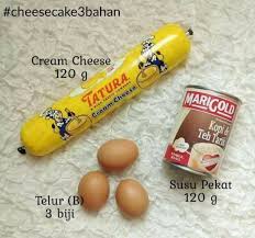 Kuah bakso saya diperbuat dari air rebusan tulang dan tulang rusuk segar. Resepi Kek Cheese 3 Bahan Yang Sedap Lembut Dan Gebu Iluminasi