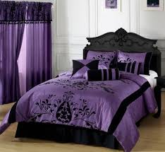 Black And White Bed In A Bag Full King Size Bed Comforter Sets Purple Bedrooms Purple Bedroom Design Purple Bedding Sets
