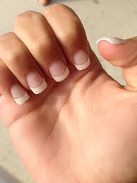 If they're applied properly with good quality products, they will make your acrylic nails can cause mild infections if not applied properly, leading to damage to the natural nail bed. Pin By Daniela Miranda On Nails French Tip Acrylic Nails Short Acrylic Nails French Nails
