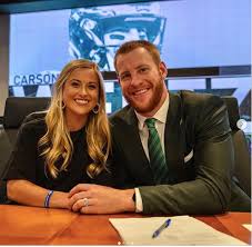 Per nbc, wentz and wife madison were wed in bucks county, pennsylvania, and enjoyed a romantic honeymoon in greece. Carson Wentz S Pretty Wife Madison Oberg Bio Wiki