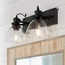 Check spelling or type a new query. Gwynn Isle Dome Vanity Light 2 Light Farmhouse Vanity Lights Modern Style Bathroom Bathroom Light Fixtures