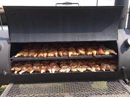 Cooking 150 Half Chickens On An 84 Lang Bbq Smoker Deluxe Buttermilk Fried Chicken Half Chicken Fried Chicken
