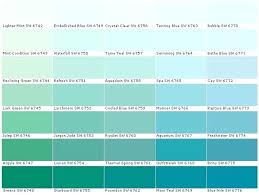 Teal Color Chart Readthisthing Co