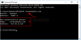 Cara Mengkonversi Nama Domain Ke Ip Address Dengan Nslookup