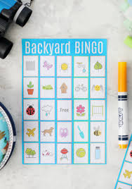 Every month i will be adding a new themed game so make sure to follow this page. Backyard Bingo Cards For Kids Free Printable Gluesticks Blog