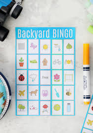 Get youre printable bingo cards at onlinebingo.info! Backyard Bingo Cards For Kids Free Printable Gluesticks Blog