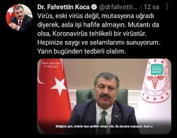 Jun 06, 2021 · facebook twitter whatsapp telegram gelen bir son dakika haberine göre milli eğitim bakanı ziya selçuk tarafından çok önemli bir açıklama yapıldı. Muhendisyen On Twitter Bir Tarafta Fahrettin Koca Diger Tarafta Ziya Selcuk Tweetler Icin Ne Diyeyim Ki Ikincinotlaragerekyok