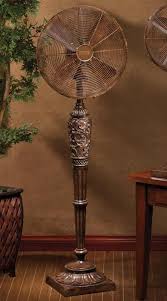 Ornamental Floor Fan Antique Brown Fan Standing Fans Floor Standing Fan Floor Fan