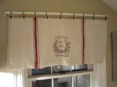 This flour sack was my final project last year. 15 Flour Sack Valances Ideas Curtains Diy Curtains Window Coverings