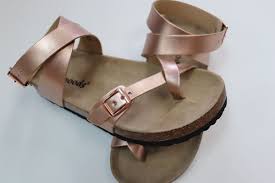 Birkenstock Arizona Rose Gold Buckle Rose Gold Wrap Birkenstock Style Sandal Rose Gold Shoes Sock Shoes Shoe Boots