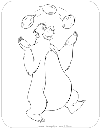 Jungle book coloring page to print and color for free. The Jungle Book Coloring Pages Disneyclips Com