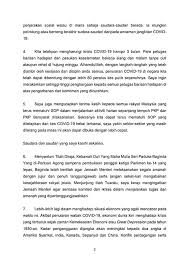 Pelajar perlu membuat ulasan terhadap pernyataan petikan ucapan tunku abdul rahman seperti di atas dengan merujuk kepada keadaan / situasi terkini kawasan tempat kajian pelajar Teks Ucapan Yab Tan Sri Tentera Udara Diraja Malaysia ÙÙŠØ³Ø¨ÙˆÙƒ