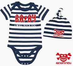 Babybodys mit mustern und punkten bemalen. I Love Rock Baby Body Weiss