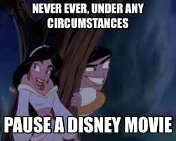 The 20 best disney movies of all time, ranked. Never Pause A Disney Movie Funny Disney Memes Disney Funny Funny Disney Jokes