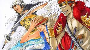 In fact, law's parents also kept their names a secret, which implies that they had some sort of information on the d clan, the people of which are described as the 'enemy of god'. One Piece Anime Eustass Kid Monkey D Luffy Trafalgar Law Wallpapers Hd Desktop And Mobile Backgrounds