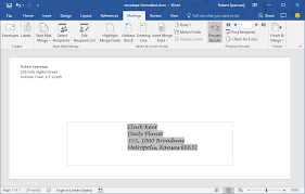 How to address an envelope to a person at a company. Address Envelopes And Letters With Outlook Contact Data Msoutlook Info