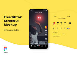 Download Free Tiktok Screen Ui Mockup For Figma Uibundle