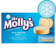 Ms Molly S Ice Cream Roll 250g Tesco Groceries
