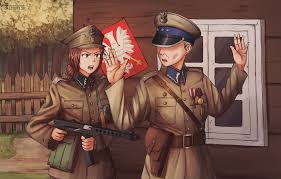 Rule 34 Dev - 1girl absurdres boots breast_pocket brown_hair cavalry  drawing_sword green_eyes gun handgun hat highres holding holding_sword  holding_weapon holster jacket knee_boots leather_belt military  military_jacket military_uniform original ...