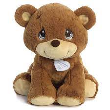 Precious Moments 15 Inch Charlie Bear Plush Brown Toys R Us Bear Stuffed Animal Bear Plush Toy Sewing Stuffed Animals