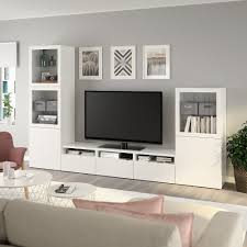 Besta Tv Storage Combination Glass Doors White Lappviken White Clear Glass 300x42x193 Cm Get Full Product Details Ikea Wohnwand Weiss Hochglanz Wohnwand Weiss Wohnen