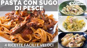 Pasta Con Sugo Di Pesce 4 Ricette Facili E Veloci Youtube